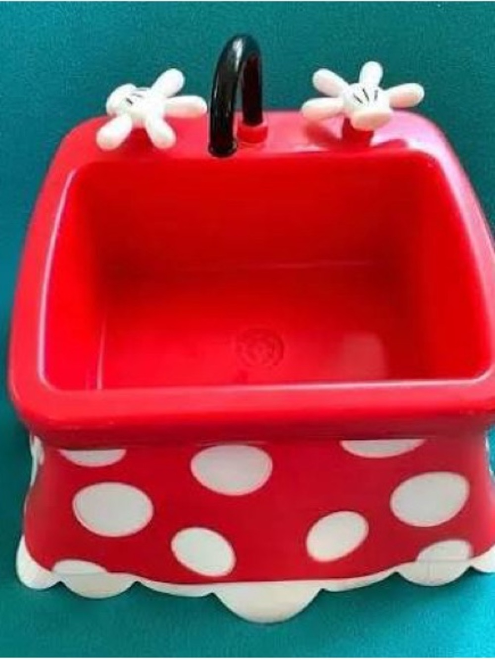 Disney Parks Minnie Mouse Red Polka Dot Toy Sink